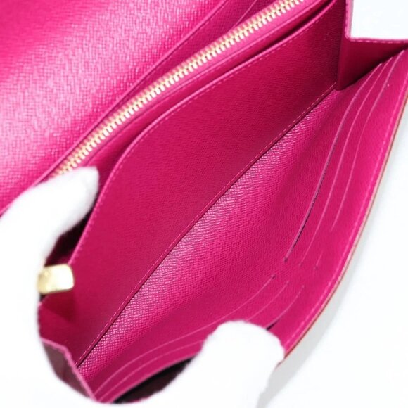 LOUIS VUITTON Multicolor Portefeuille Sarah Wallet White M60667 Auth 141191V - Picture 13 of 16